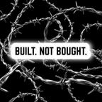 Built. Not Bought. - Motivational Vinyl Car Sticker