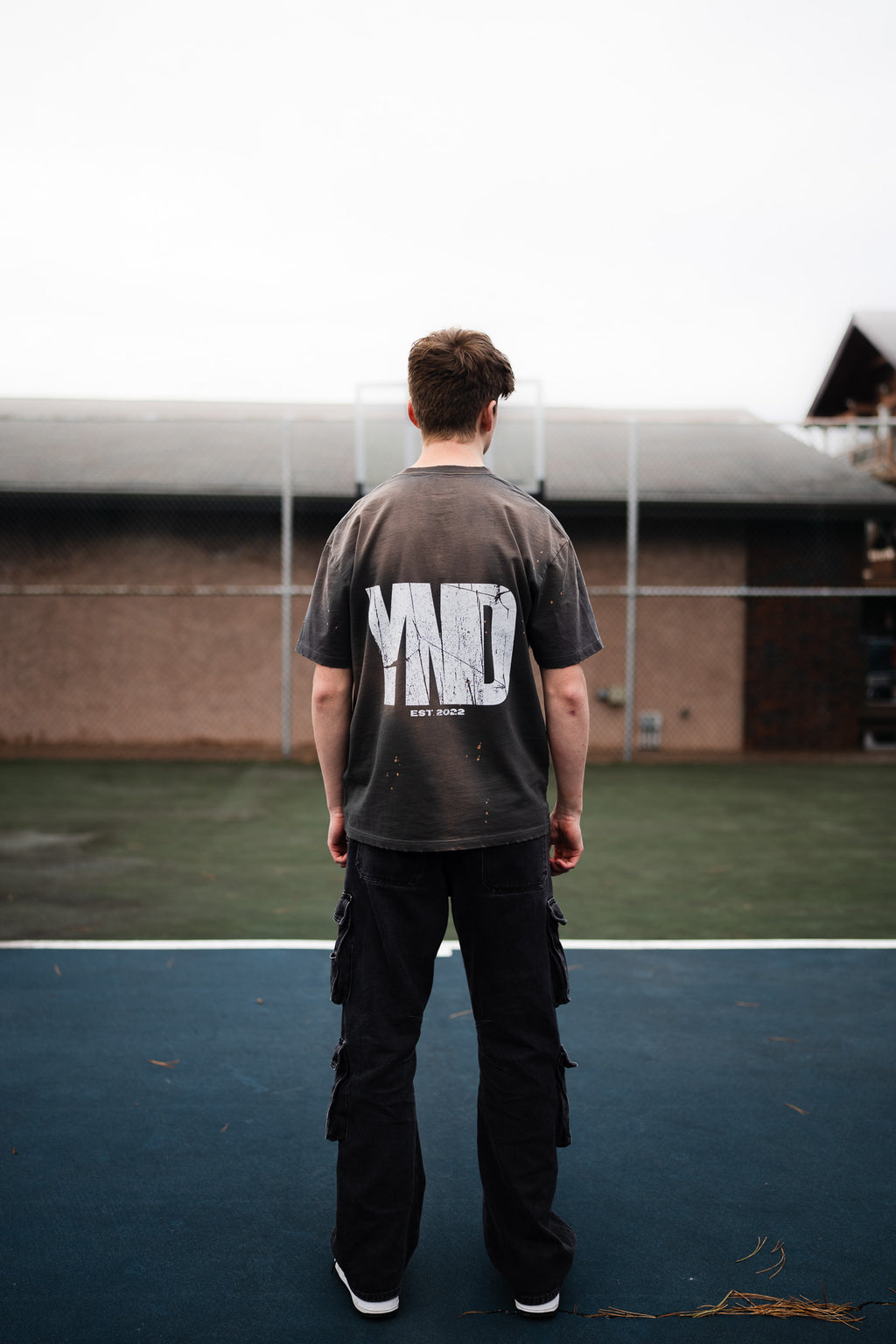 YND Sunfade Paint Splatter T-Shirt