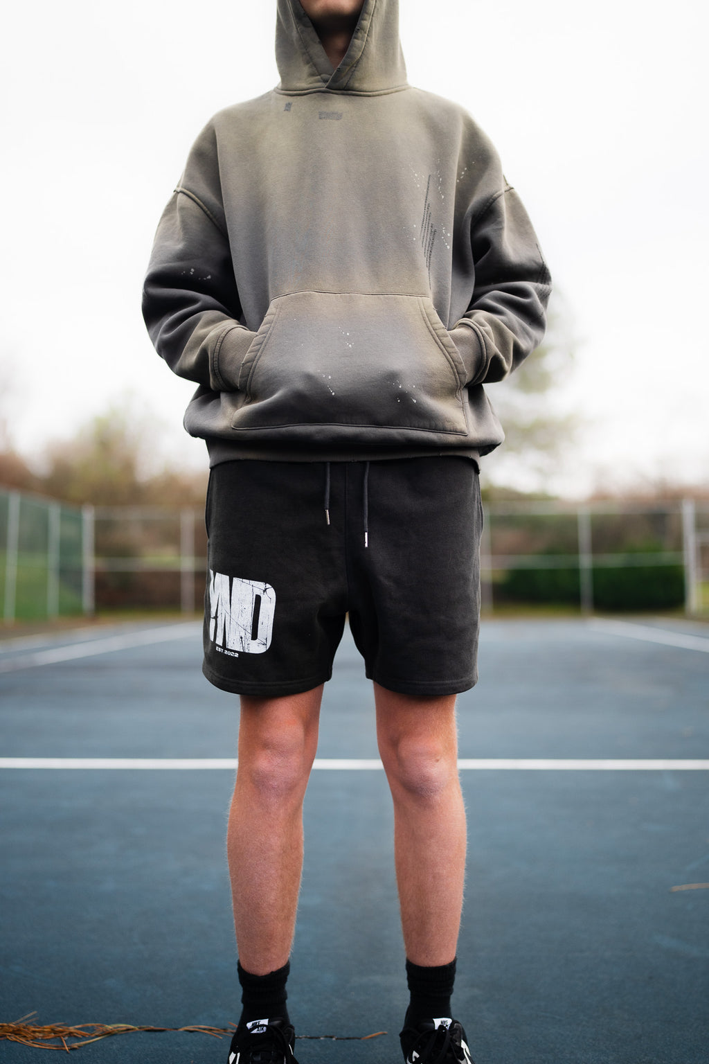 YND Heavyweight "Gym" Fleece Loose Fit Shorts