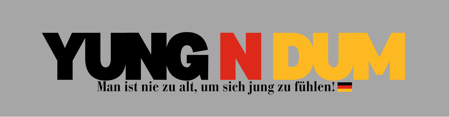 Yung N Dum - German Flag Sticker