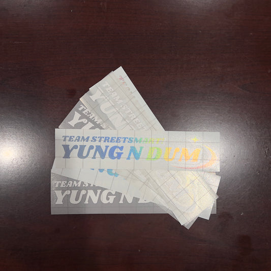 Yung N Dum - Car Culture Sticker