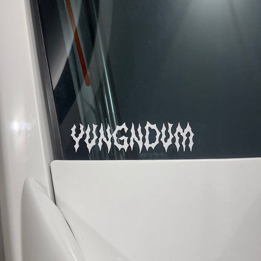 Yung N Dum - Metallic Text 3