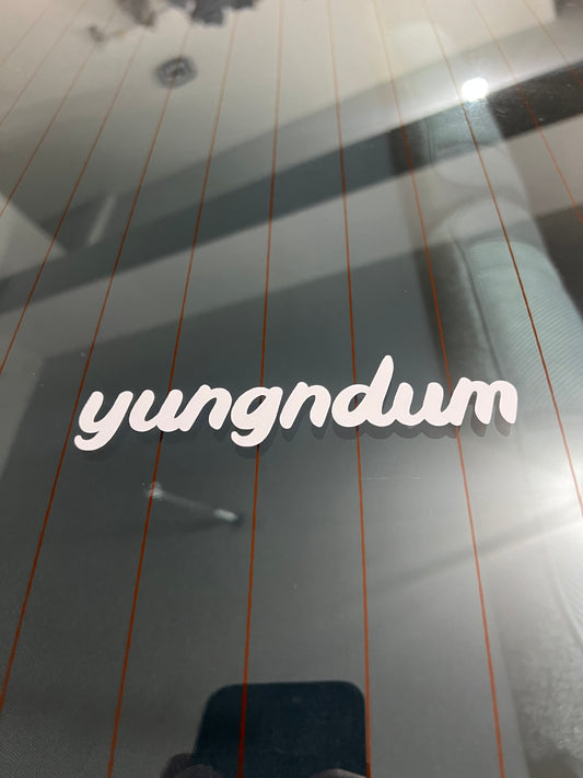 Yung N Dum - Clean Cursive